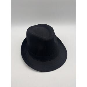 Free Authority Black Fedora 100% Wool Size M